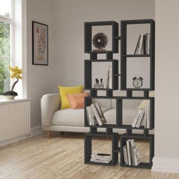 Libreria Antracite Rail 79x166,5 cm – Giordanoshop