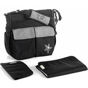 Jané Borsa Mamma Soil, Colore Nero/Grigio