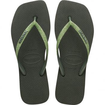 Súper Chanclas Havaianas Square Glow Verde Oliva