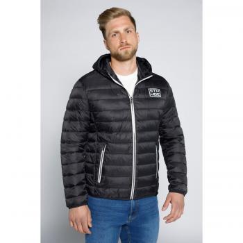 Giacca trapuntata nera STHUGE taglie forti uomo 8XL