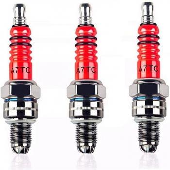 Triple Electrode Spark Plug A7TC for Kazuma Roketa