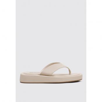 Modelo Dulceida GWEN Beige 40: Sandalia Plana Femenina