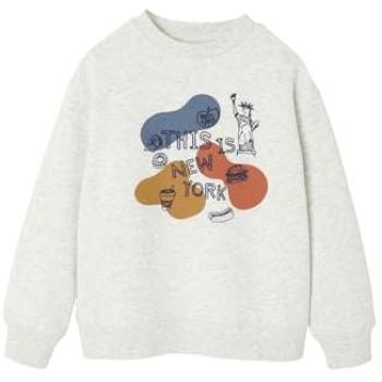 Beige VERTBAUDET Junior Graphic Hoodie for Ages 2–3