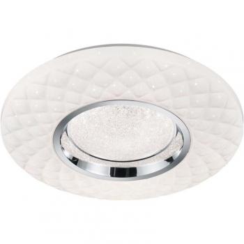 Plafoniera LED con Efecto Cristal y Control Remoto Magnolia