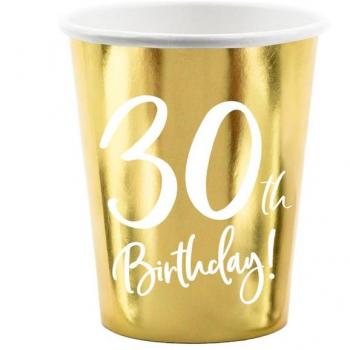 Bicchieri Carta 30 Anni Festivi
