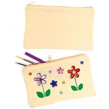 Fabric Pencil Cases (Set of 5) Art Materials