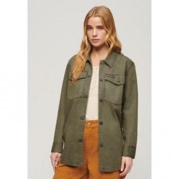 Camicia Overshirt Superdry Verde Cachi XS
