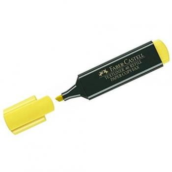 Faber-Castell Superfluorescent Textliner 48 Textmarker Gelb Mittel Keilspitze 1
