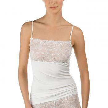 Calida Mid-Brown Lace Camisole, Medium