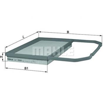 Filtro dell'aria MAHLE LX 3306 con codice 70603570