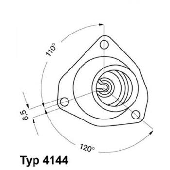Thermostat d'eau de refroidissement Wahler 4144.92D