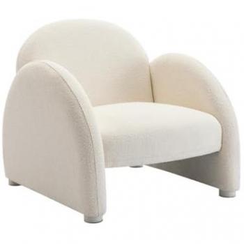 Unique Fauteuil droit blanc
