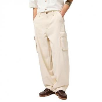 Ecru Loose Fit Cargo Jeans, Wrangler CJ Series – 34