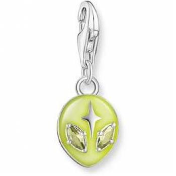 Thomas Sabo Alien Charm Met Goudaccenten in Geel