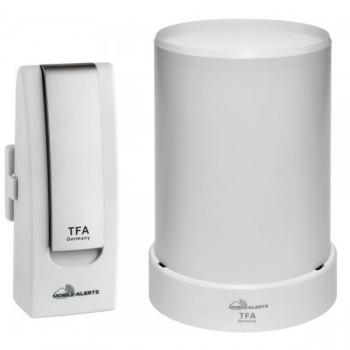 TFA WeatherHub Mini – Ensemble démarrage Pluviomètre, 31.4003.02 (Couleur Blanc)
