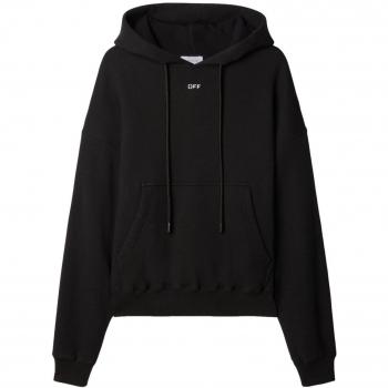 Off-White Men's Off Stamp Hoodie in Black