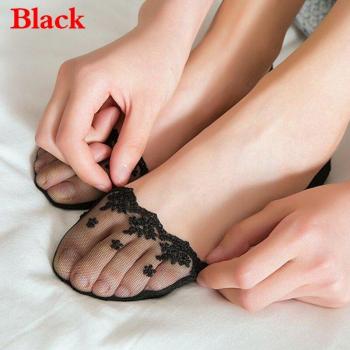 Invisible Lace Mesh Short Socks for Women