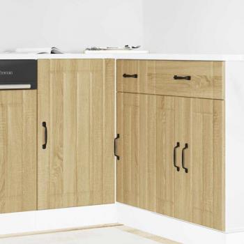 Lucca Mueble Bajo de Cocina – Madera Contrachapada de Roble