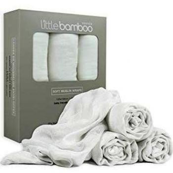 Little Bamboo Muslin Swaddles 3 Pack