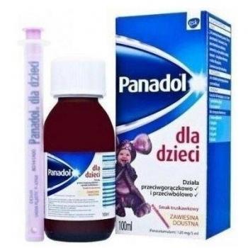 Children's Pain Relief Strawberry Flavor Suspension 120 mg/5 ml, 100 ml