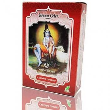 Radhe Shyam Spiritual Sky Henna – Kupferbraunes Pulver 100 g