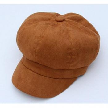 LUCKYLIANJI Warm Casual Octagonal Cap