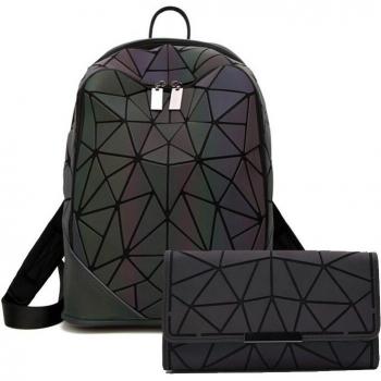 Luminous Men and Women School Bag Set