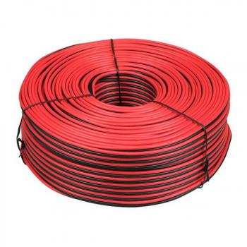 Luidsprekersnoer 2 x 2.5 mm² Rood/Zwart 100 meter