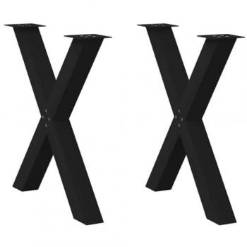 X-Shaped Dining Table Legs