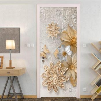 Luxury Flowers Butterfly Wall Art for Home Decor
