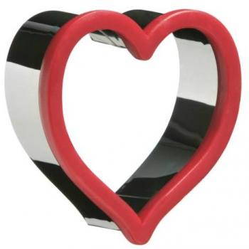 Colorful Red Heart Baking Cutter (ABS)
