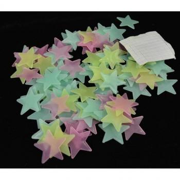 Autocollants Lueur d'Étoiles 100 pièces
