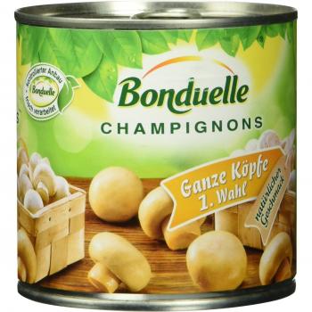Bonduelle Vollköpfe Champignons 1. Klasse – 230 g