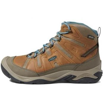Keen Women's Circadia Mid WP Vandringskängor Dam Größe 7 Farbe Braun