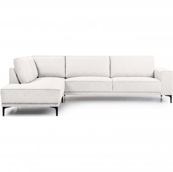 Ecksofa Oland, weicher Strukturstoff, 100% Polyester