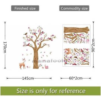 Sticker de Pared “Animales y Flores”