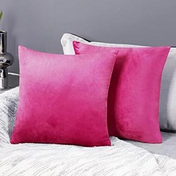 Invisible Zip Velvet Cushions