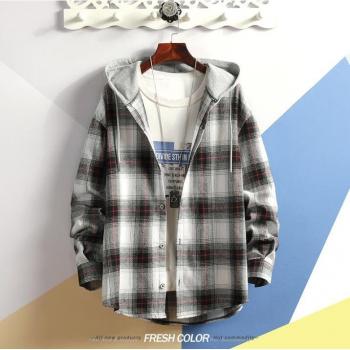 Camisa de Streetwear Kuangnan Otoño Manga Larga