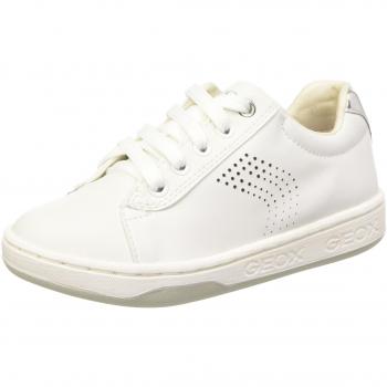 Geox J Maltin Girl A, Scarpe Low-Top Bambina, Bianco, 30 EU