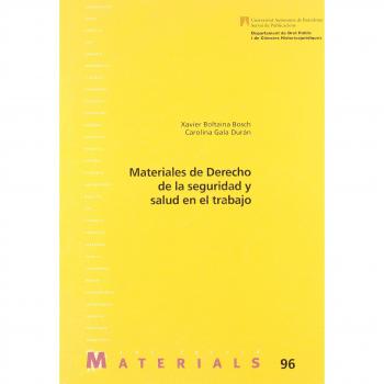 Materiales de derecho de la seguridad y salud en el trabajo