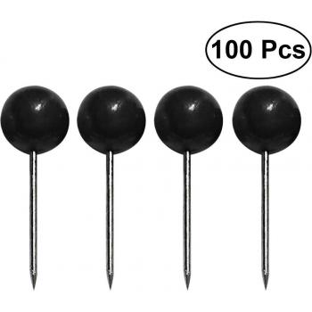 100Pcs Round Head Push Pins for Crafts
