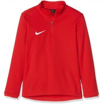 Nike Boys' Academy 16 Red Long Sleeve Midlayer Tee – Size M – 726003