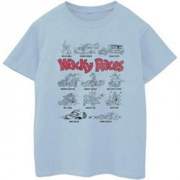 T-shirt Wacky Races con auto per ragazzi