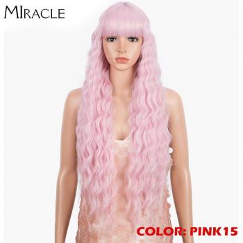 Miracle 32-Inch Blonde Pink Wig