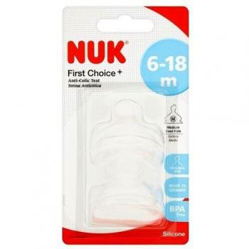 Nuk Tetina Sil T2 6-18 Meses x 2