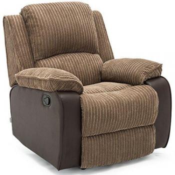 Postana Jumbo Cord Manual Reclining Armchair