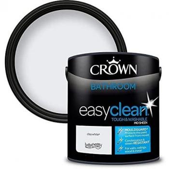 Crown 2.5L Easyclean Mid Sheen Bathroom Emulsion
