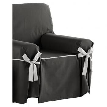 Funda Sofá Lazos Jaquard Resistente para Sillón o Relax 1 Plaza (80-110 cm)