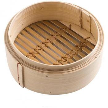 Chinesischer Dampfer aus Bambus 8 Zoll