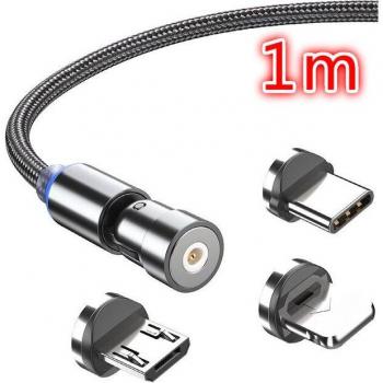 USB Type C Magnetic Charging Cable 360 Degree Rotation